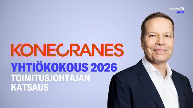 Konecranesin yhtiökokous | Toimitusjohtajan katsaus 26.3.2026