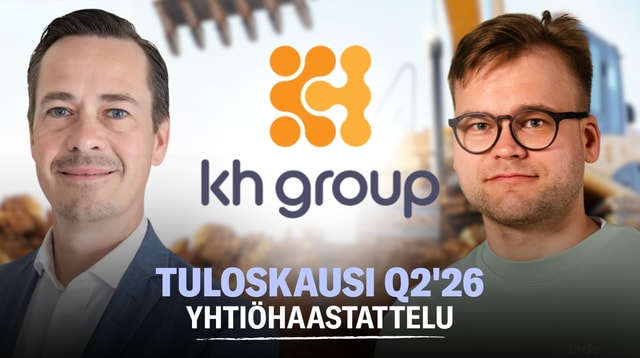 KH Group Q2'26: Pirteät numerot