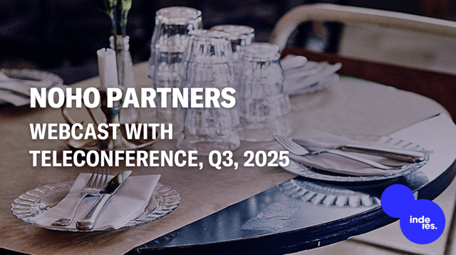 NoHo Partners, Webcast, Q3'25