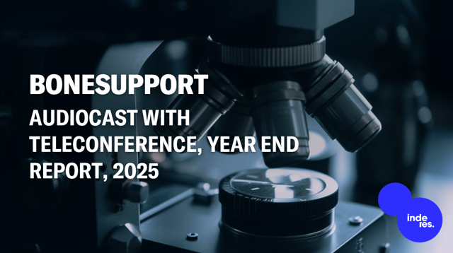 Bonesupport, Audiocast, Year end report, 2025