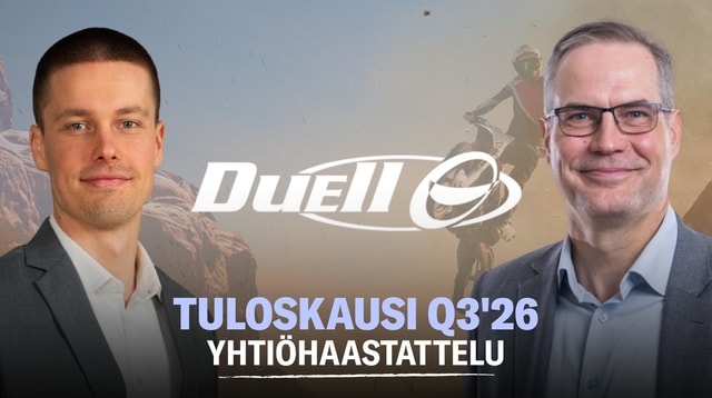 Duell Q3'26: Myyntipanostukset vauhdittivat kasvua