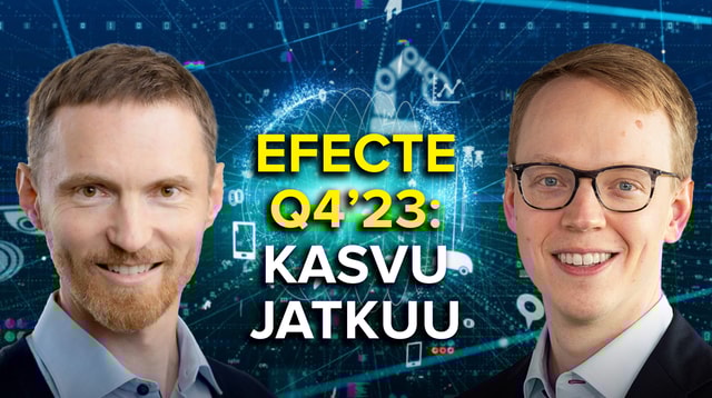 Efecte Q4'23: Kasvu jatkuu
