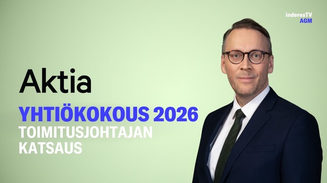 Aktian yhtiökokous | Toimitusjohtajan katsaus 1.4.2026