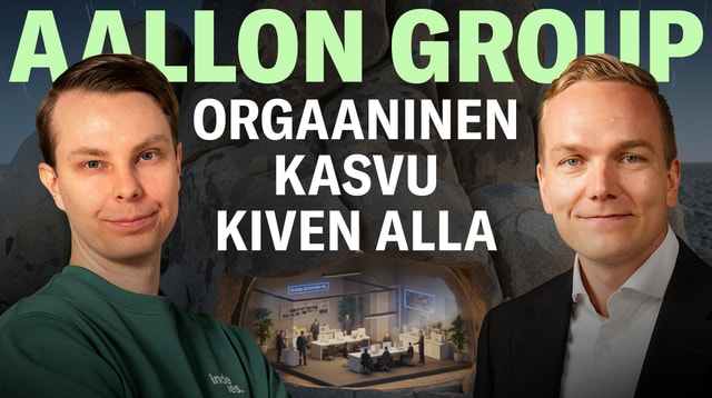 Aallon Group: Orgaaninen kasvu kiven alla