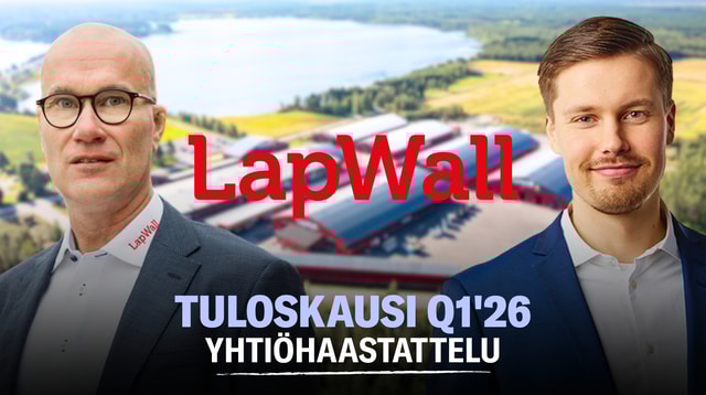 LapWall Q1'26: Kauppa käy