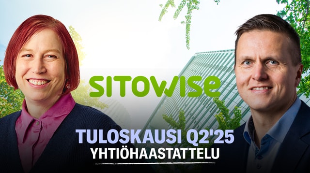 Sitowise Q2'25: Markkinan pohja ehkä saavutettu