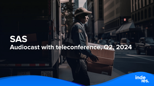 SAS, Audiocast with teleconference, Q2, 2024