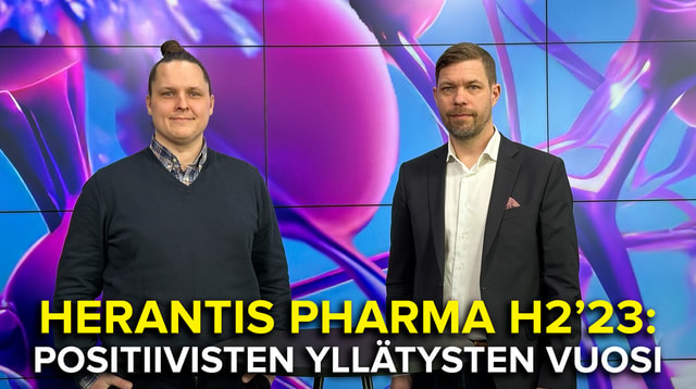 Herantis Pharma H2'23: Positiivisten yllätysten vuosi