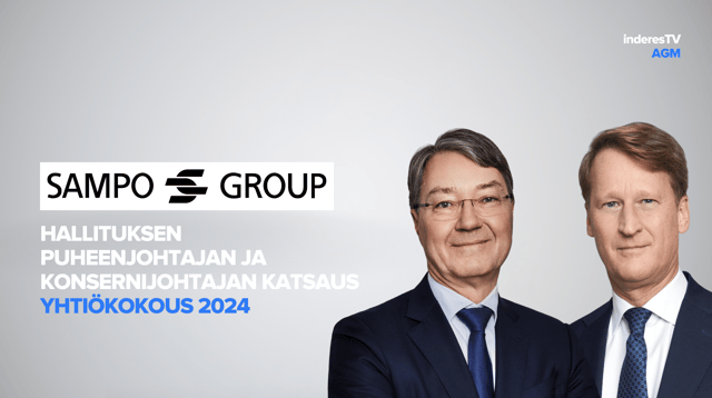 Sammon yhtiökokous 2024 | Antti Mäkisen ja Torbjörn Magnussonin katsaukset