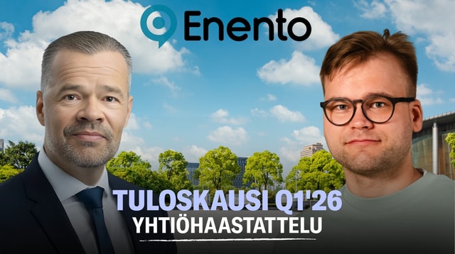 Enento Q1'26: Vahva tuloskehitys