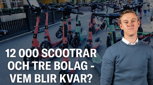 12 000 scootrar och tre bolag – Vem blir kvar?