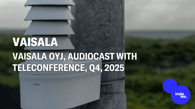 Vaisala Oyj, Audiocast, Q4'25