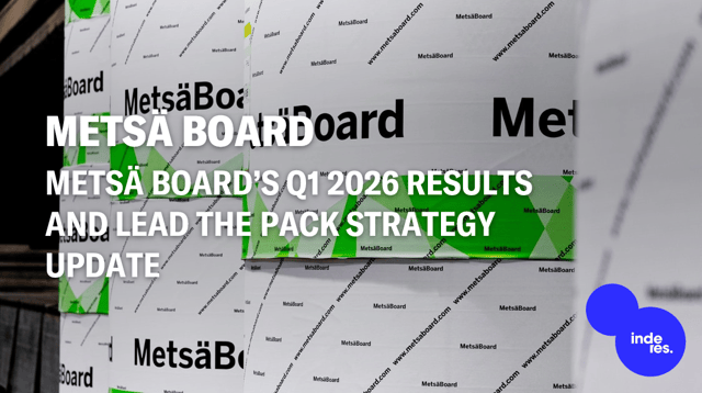 Metsä Board’s Q1 results and Lead the Pack strategy update