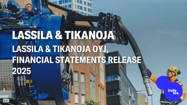 Lassila & Tikanoja Oyj, Financial Statements Release 2025