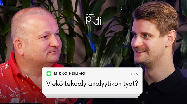 Viekö tekoäly analyytikon työt? Vieraana Mikko Heilimo| inderesPodi 259