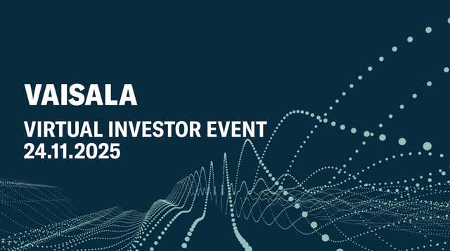 Vaisala's Virtual Investor Event 2025