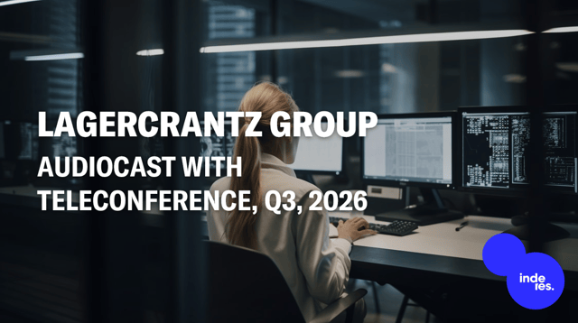 Lagercrantz Group, Audiocast, Q3'26