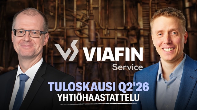 Viafin Service Q2'26: Vahva kannattavuus