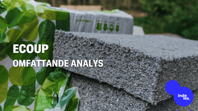 EcoUp: Aktieemission och långsammare vändning i estimaten