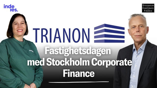 Intervju med Trianons VD under SCF:s 11:e Kapitalmarknadsdag