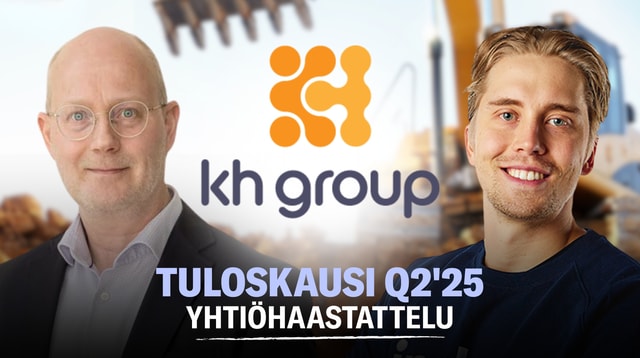KH Group Q2'25: Ruotsin konevuokrauksessa vaikeuksia