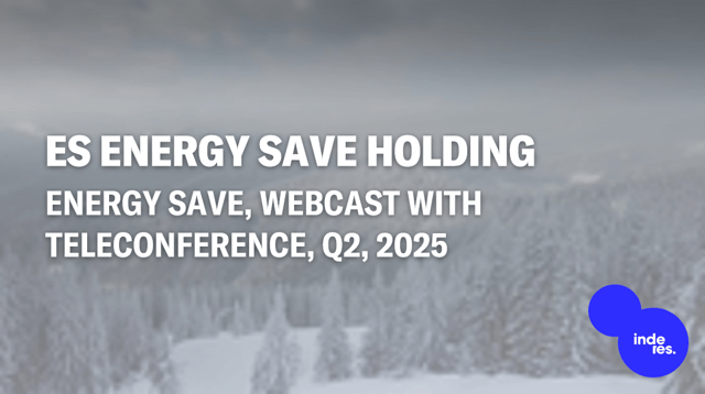 Energy Save, Webcast, Q2'25