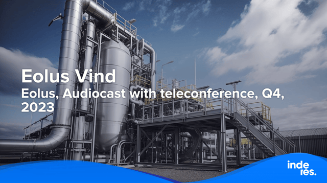 Eolus, Audiocast with teleconference, Q4, 2023