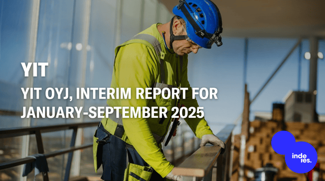 YIT Oyj, Interim Report for January-September 2025