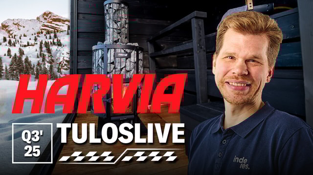 Harvia Q3'25 -tuloslive to 6.11. klo 8:55