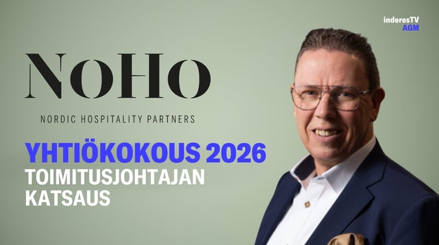 NoHo Partnersin yhtiökokous | Toimitusjohtajan katsaus 15.4.2026
