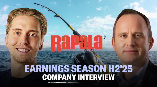 Rapala H2'25: North American sales a highlight of the end of the year