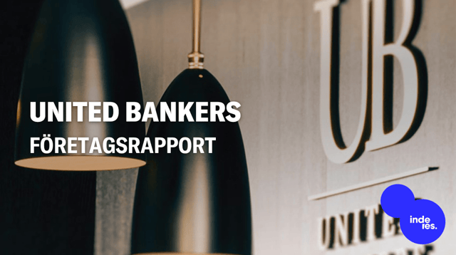 United Bankers H1'26 förhandskommentar: värderingen har skenat iväg rejält