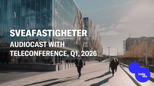 Sveafastigheter, Audiocast, Q1'26