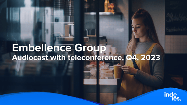 Embellence Group, Audiocast with teleconference, Q4, 2023