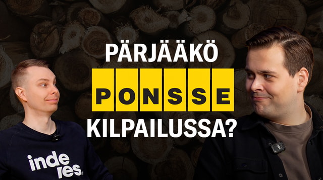 Pärjääkö Ponsse kilpailussa?