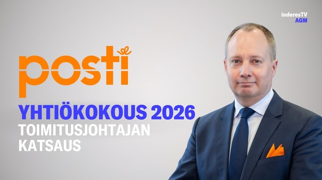 Postin yhtiökokous | Toimitusjohtajan katsaus 15.4.2026