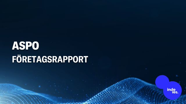 Aspo Q4'25: Vinsttillväxten bör fortsätta, men i en mer måttlig takt