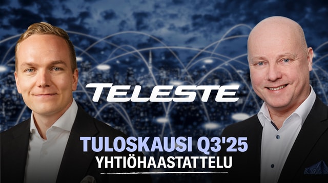 Teleste Q3'25: Tuloksen parantaminen jatkui