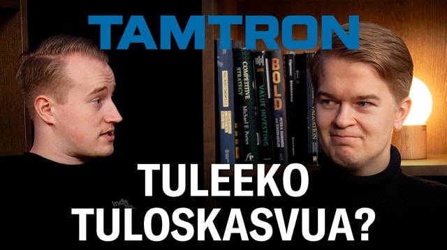 Tamtron: Tuloskasvussa potentiaalia, kun markkina piristyy