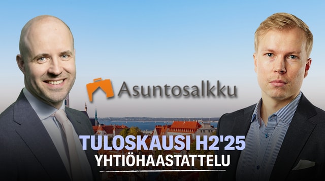Asuntosalkku H2'25: Nettotuotoissa vakaata kehitystä