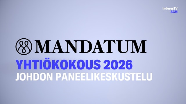 Mandatumin yhtiökokous 2026 | Johdon paneelikeskustelu