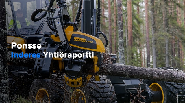 Ponsse Q2'25: Toimitukset ajoittuvat loppuvuodelle