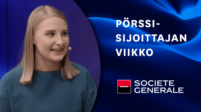 Societe Generale – Tehosta sijoituspääomaasi pörssilistatuilla tuotteilla - vipua, suojaa ja hajautusta | Pörssisijoittajan viikko 11.9.2024