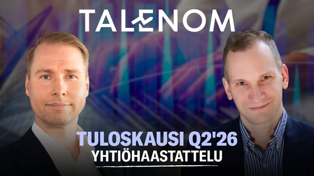 Talenom Q2'26: Kannattavuutta kolhaisi arvonalentuminen Espanjassa