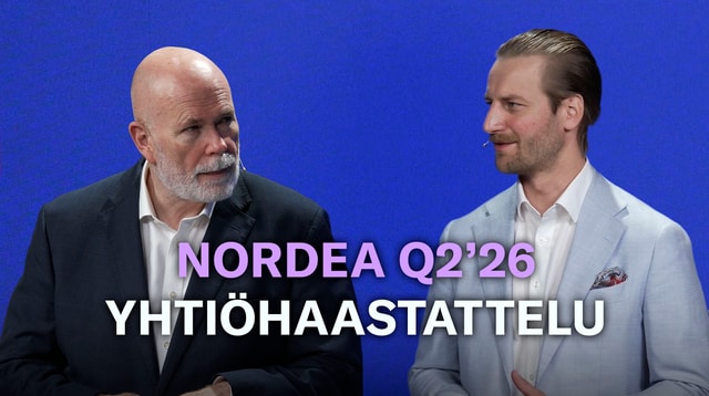 Nordea Q2’26: Yritykset investoivat