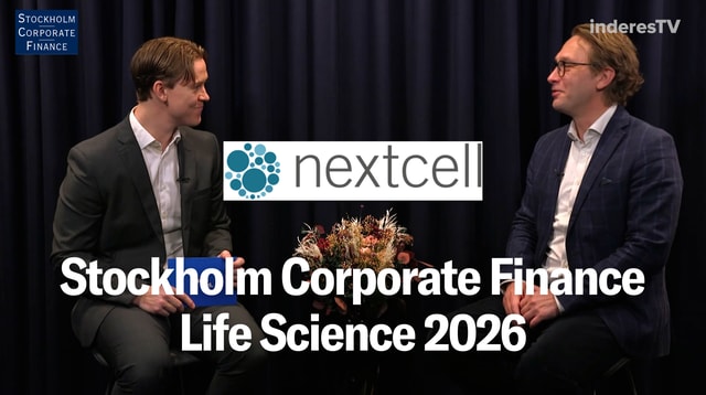 Intervju med NextCell Pharmas VD under SCF:s 17:e Kapitalmarknadsdag Life Science