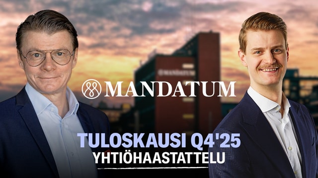 Mandatum Q4’25: Kannattavuuden rajat eivät ole tulleet vastaan