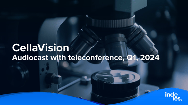 CellaVision, Audiocast with teleconference, Q1, 2024