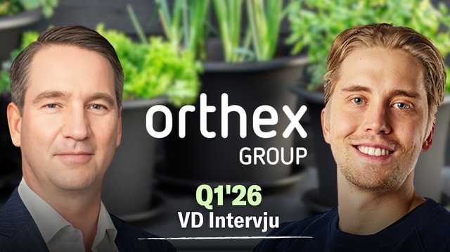 VD intervju - Orthex Q1'26