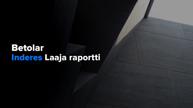 Betolar laaja raportti: Panokset ovat uudessa teknologiassa